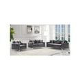 thumbnail image 4 of Meridian Furniture Naomi Contemporary Velvet Loveseat in Gray, 4 of 7
