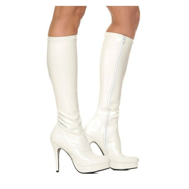 Ellie White Kneehigh Boot Adult