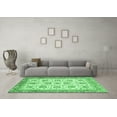 thumbnail image 3 of Ahgly Company Indoor Rectangle Oriental Emerald Green Traditional Area Rugs, 4' x 6', 3 of 4