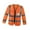 Orange, variant on Reflective Safety Vest Work Clothing High Visibility Lightweight Long Sleeve for Men Women Surveyors