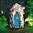 thumbnail image 4 of Pompotops Garden Decoration, Garden Wooden Tree Decoration Wooden Decoration Garden Decoration Crafts Home Decoration, C, 4 of 5