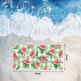 thumbnail image 4 of Tropical Fruit Beach Towels Blanket Soft&Absorbent Quick Dry Microfiber Watermelon Rustic Plaid Pool Towels for Swimming ,Yoga, Sports, Gym, Camping,Large 35X70in, Red Green, 4 of 8