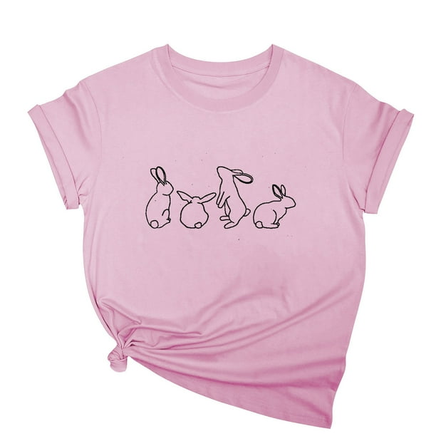 Tops de Cuello Alto para las Mujeres Amante Impreso Camiseta Cuello Redondo Manga Corta, Poliéster Spandex