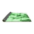 thumbnail image 2 of Ahgly Company Indoor Round Abstract Emerald Green Modern Area Rugs, 8' Round, 2 of 4