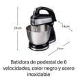 thumbnail image 2 of Batidora Hamilton Beach 2 en 1 Manual y Pedestal, 3.8L, 6 Velocidades, Acero Inoxidable, 2 of 6