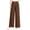 Brown, variant on Womens Spring Wide Leg Palazzo Pants 2026 Trendy Loose Button High Waist Pleated Work Business Casual Trousers - Soft Flowy High-Waist Pants Comfy Stretch Senior Ladies Pant Brown XXL