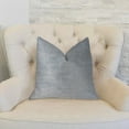 thumbnail image 2 of Plutus Icy Sky Blue and Silver Luxury Throw Pillow 26"L x26"W, 2 of 3