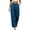 Blue, variant on TEAJOPSUU Womens Suit Wide Leg Palazzo Pants with Pockets High Waist Single Button Pleated Trousers Business Casual Work Office Wear Olive Green
