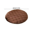 thumbnail image 4 of Cushionss for Chairs Outside 40x40 Round Plushs Cushions Tatami Chair Cushions Fart Cushions Floor Round Stool Dining Table Dining Chair Round Cushions Seat Cushions Winter Brown, 4 of 7