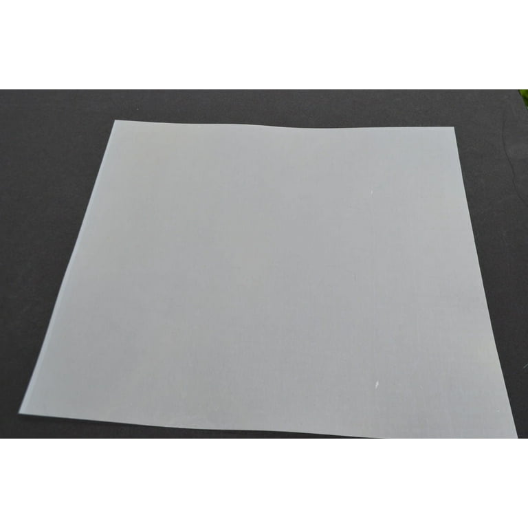 14mil .35mm Clear Mylar Sheets Blank Stencils Airbrush Quilting 12 inchx12 inch (6 Pack)