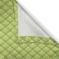 thumbnail image 6 of Ambesonne Green Valance & Curtain, Japanese Floral Waves, 55"x45", Yellow Green Apple Green, 6 of 6
