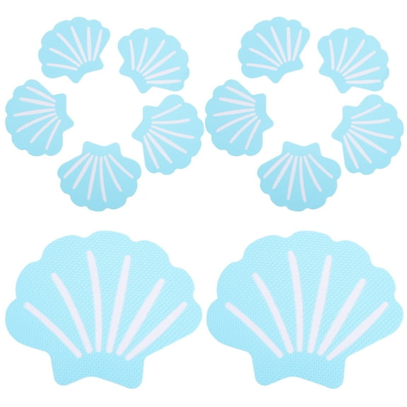 12 Pcs Tub and Floor Non Skid Stickers Grips Shell Bath Child