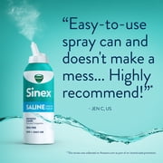 Vicks Sinex Saline Nasal Spray, Nasal Decongestant for Sinus Relief, 5 oz