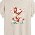 thumbnail image 3 of Disney - Minnie Flowers - Juniors Ideal Flowy Muscle T-Shirt, 3 of 5
