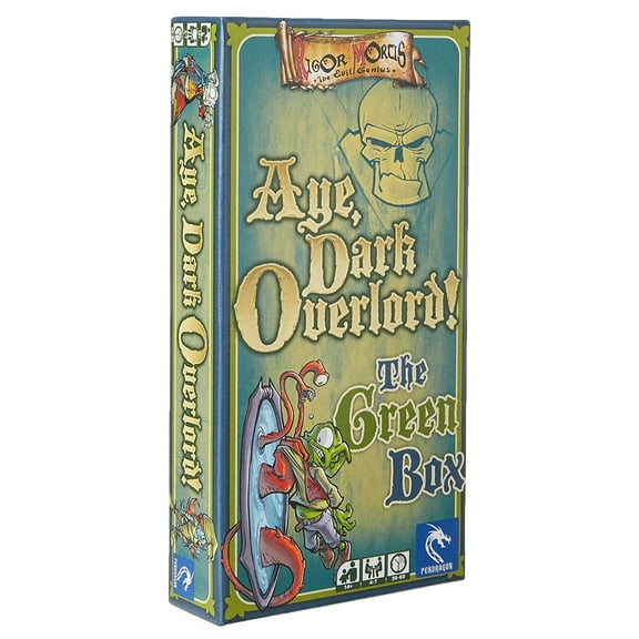 Aye, Dark Overlord! The Green Box - Card Game, Fantasy Party Game Filled With Humor, RPG Game, Pendragon Game Studio, For 4-7 Players, 30-60 Minute Playing Time, Ages 14 