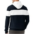 thumbnail image 5 of Donemore Men's Thermal Hoodie Waffle Knit Fleece Lined Comfort Fit Casual Athletic Pullover, 5 of 9