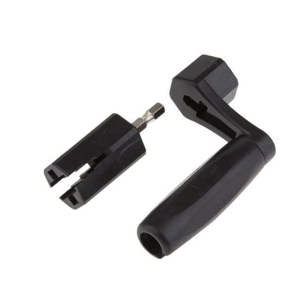 Instrumento multifunción Cuerda Winder Black Guitar Bass Bridge shamjiam Enrollador de cuerdas para instrumentos