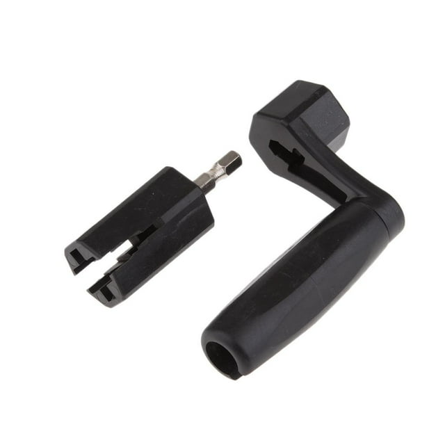 Instrumento multifunción Cuerda Winder Black Guitar Bass Bridge shamjiam Enrollador de cuerdas para instrumentos