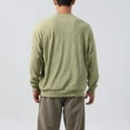thumbnail image 3 of Hauts Décontractés à Manches Longues Col Rond pour Hommes Printemps et Automne, 3 of 4