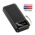 thumbnail image 2 of Digital display power bank comes with 4-wire 10000 mAh Capacity (1inch Display), 2 of 5