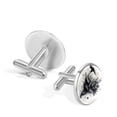 thumbnail image 3 of Ink Plant Stylish Stainless Steel Cufflinks Set for Men – for Dress Shirts and Suits – Ideal for Formal Events, 3 of 6