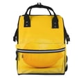 thumbnail image 1 of Fotbe Yellow Lemon Mochila Maternidad - Lona de Sarga Impermeable, Mochila de Pañales de Gran Capacidad con Múltiples Bolsillos y Correas Ajustables, 1 of 6