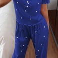 thumbnail image 6 of WRKEKC Modal Pajama Set for Women Breathable Modal Top with High Waist Shorts Summer Set Loungewear Pajamas Sleep Set, 6 of 8