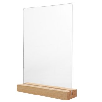 20 Pcs Self-Adhesive Sneeze Guard Holders - Acrylic Panel Desk Dividers For Office Privacy & Signage