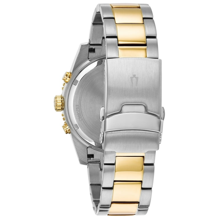 Bulova Men's Two Tone Chronograph Watch - Walmart.com