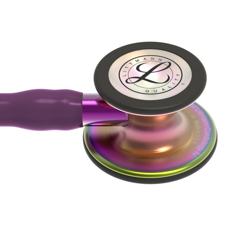 Littmann Cardiology IV Diagnostic Stethoscope, Rainbow, Plum Tube