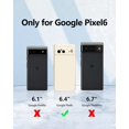 thumbnail image 6 of 3 in 1 for Google Pixel 6 Case, with 2 Pack Screen Protector, with Full Camera Cover Protection，Liquid Silicone Slim Shockproof Protective Phone Case [Microfiber Lining] (Stone), 6 of 12