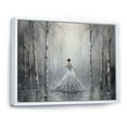 thumbnail image 2 of Designart "Ballet Of Birch Trees With A Woman'S Touch" Tree Birch Floater Framed Wall Art Prints, 2 of 5