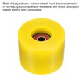 thumbnail image 3 of Unique Bargains Roues de Longboard 60mm avec Roulements ABEC-9 Roues de Rue pour Skateboards Cruiser 80A, Rouge Jaune Lot de 4, 3 of 4