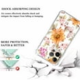 thumbnail image 3 of Light Red Case for iPhone 12 Pro,Aesthetic Colourful Floral Pattern Soft TPU Full Cover Case, 3 of 5