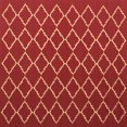 thumbnail image 1 of Ahgly Company Indoor Square Trellis Brown Modern Area Rugs, 6' Square, 1 of 4