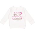 thumbnail image 2 of Inktastic Future Softball Player Girls Toddler Sweatshirt, 2 of 4