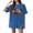 Blue, variant on Soccer Jersey for Women Crew Neck Y2k Summer Shirts Short Sleeve Casual Football 2026 Tshirt,Blue(L)