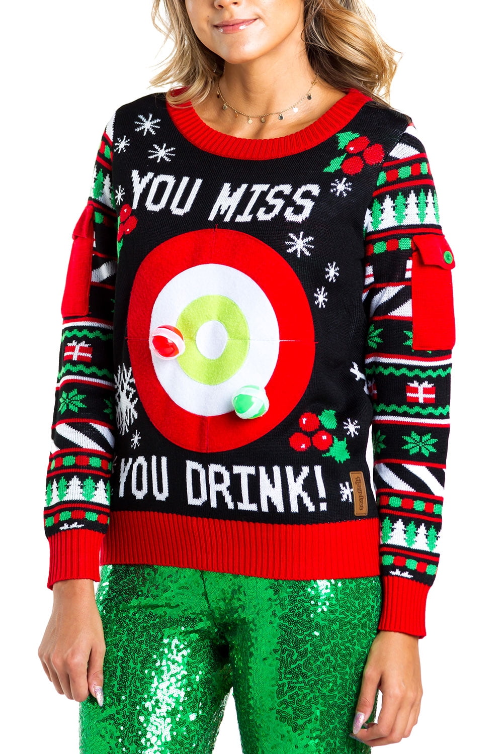 Where to buy ugly Christmas sweaters: TipsyElves, , Target