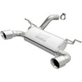 thumbnail image 1 of Fits 2018-2023 Jeep Wrangler JL Magnaflow Performance Exhaust System Kit 19385 MF Series Axle Back System; Stainless Steel; With Muffler; Single Exhaust With Dual Exit; Dual Spit Rear Exit, 1 of 4