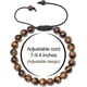thumbnail image 2 of SZTXJ Tiger's Eye Bracelet for Men - 8mm Tiger's Eye Lava Stone Bracelet for Men, Adjustable Tiger's Eye Stress Relief Bracelet, Aromatherapy Essentia, 2 of 5