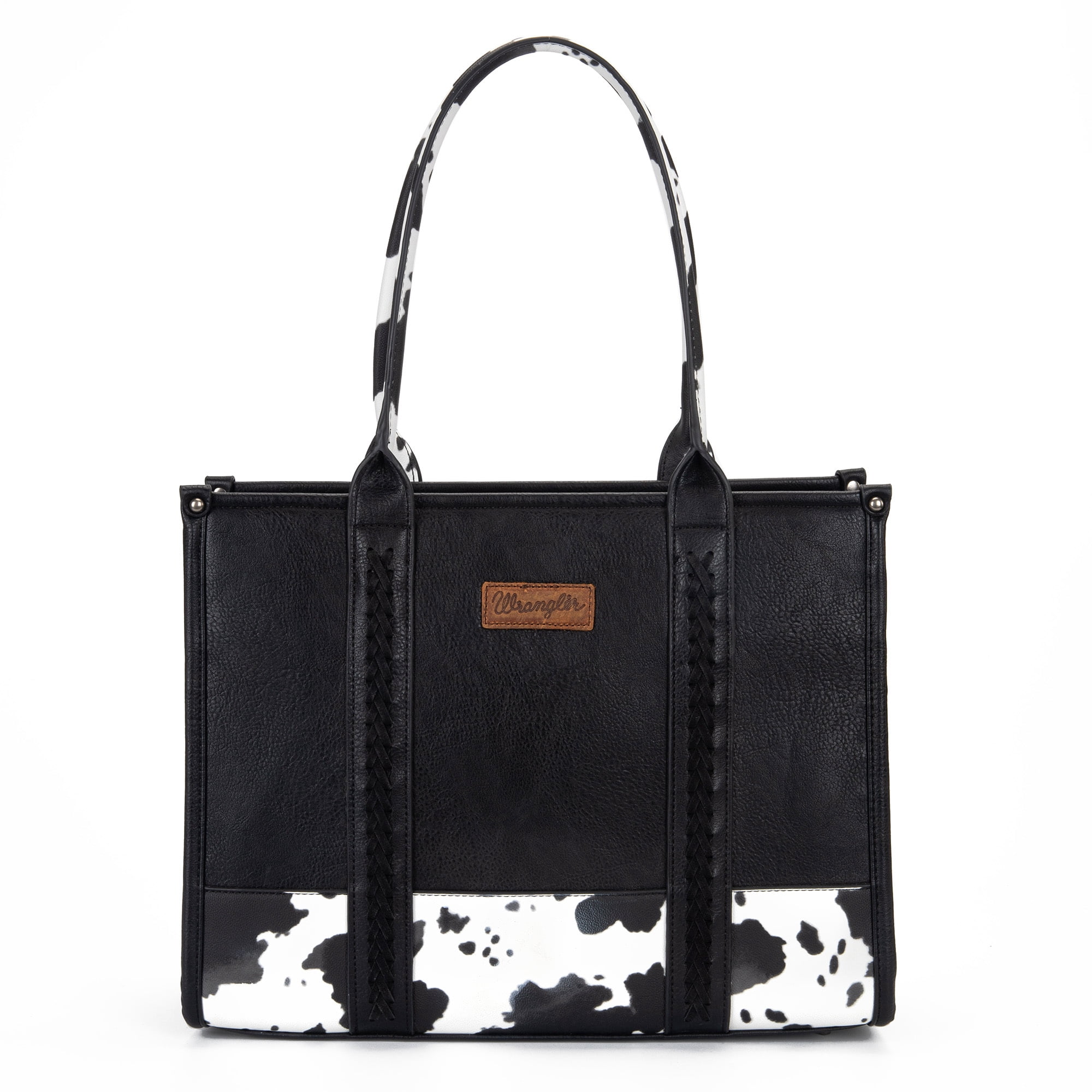 Wrangler Tote Bags for Women Top-handle Handbags and Purses for Women, Black
