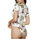 thumbnail image 2 of Balery Excavator Body de cuello redondo de manga corta para mujer Tops de manga corta Tops básicos-Medium, 2 of 7