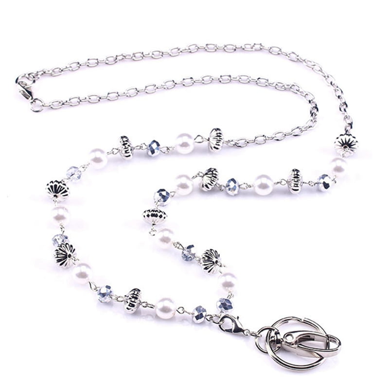 Novelty Long Oval Lanyard Id Card Badge Key Holder Work Necklace Chain