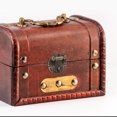 thumbnail image 2 of HEALEEP 6Pcs Retro Box Clasp Metal Latch Lock Dark Brown Jewelry Case Hasp Buckle, 2 of 8