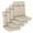 Khaki, variant on Aoodor 4Pcs Outdoor Dining Chair Cushion Set, 37” x 20” x 2.8”, Gray