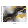 thumbnail image 5 of Black and Gold Marble Glitter Streaks Flannel Non Slip Door Rugs,Washable Door Mats Indoor,Decorative Door Mats,Dirt-Resistant and Absorbent Doormat for Entrance,Bedroom,Kitchen,Bathroom,23.5"x16", 5 of 5