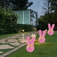 Easter Pink Rabbit-Shaped Field Cutting - 27.5 Inch Bunny Shaped ...