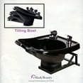 thumbnail image 5 of Black Wall Mounted Shampoo Bowl Sink with a Tilt Mechanism Salon Spa Equipment TLC-B13-WT, 5 of 5