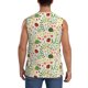 thumbnail image 4 of Fotbe Ladybug And Wild Flowers Men's Camiseta sin Mangas Estampada para Hombres, Playera Casual para Gimnasio, Entrenamiento, Playa-XX-Large, 4 of 7