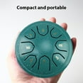 thumbnail image 4 of Percussion Instrument,8 Notes Percussion Portable Inch 8 Portable And Meditation And 4 Inch Handpan Drum Steel Drum Notes C A Friends C Key Percussion Majors Friends Drum Meditation Majors Dsfen, 4 of 6